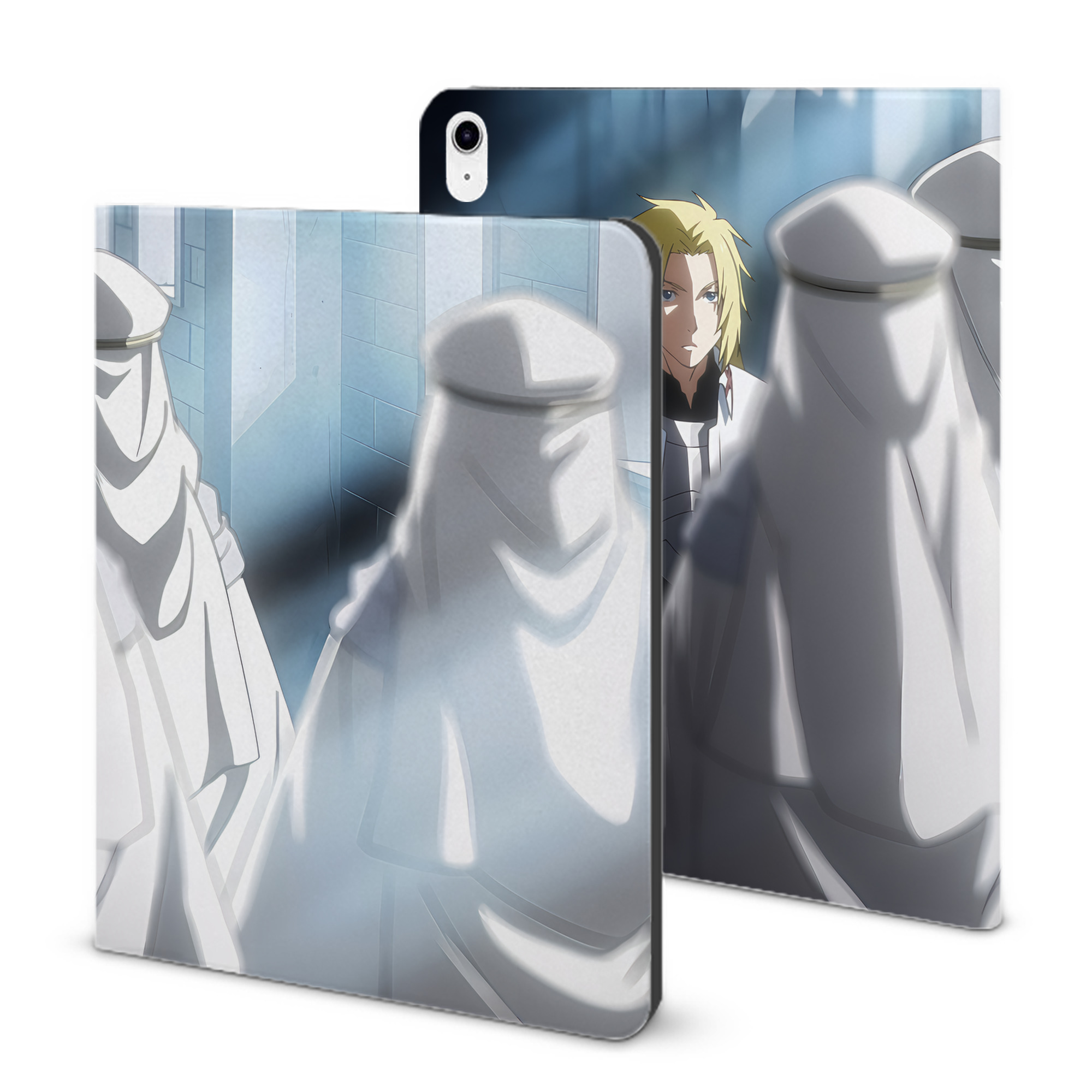 （画像用） 転スラ Regarding Reincarnated to Slime IPad ケース ブック型 PUレザー TPU 耐衝撃 軽量 薄型 ペン収納なし 全面保護 IPad 各モデル対応